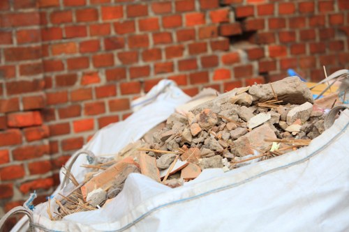 Business office with proper waste management